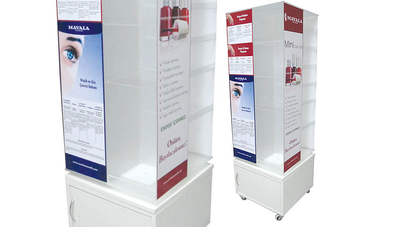Kozmetik dekorasyon ve stand