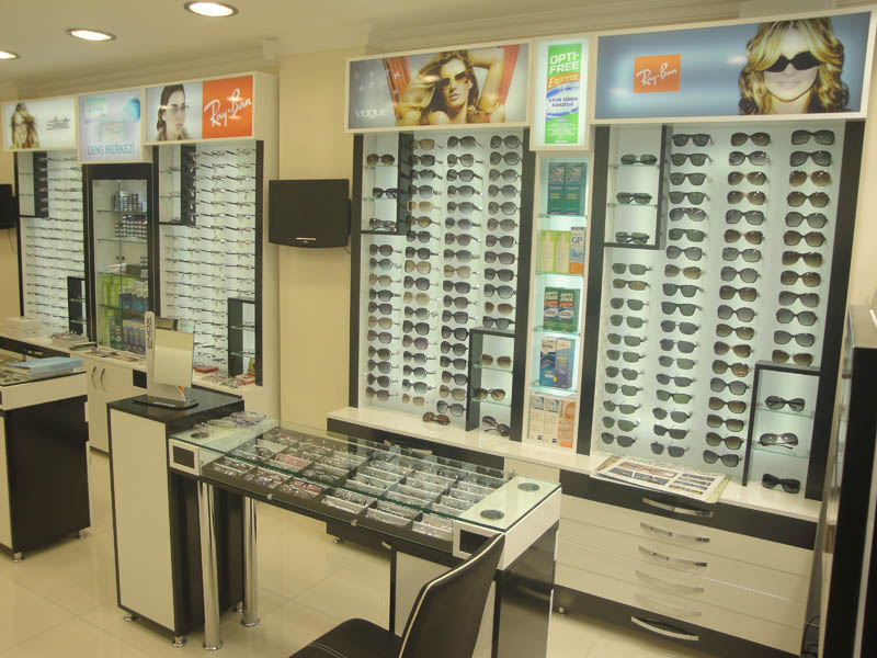 Optik Dekorasyon - Optik Mağaza Dekorasyonu Optik Mağaza Dekor Konsept MODEL NO: 0012