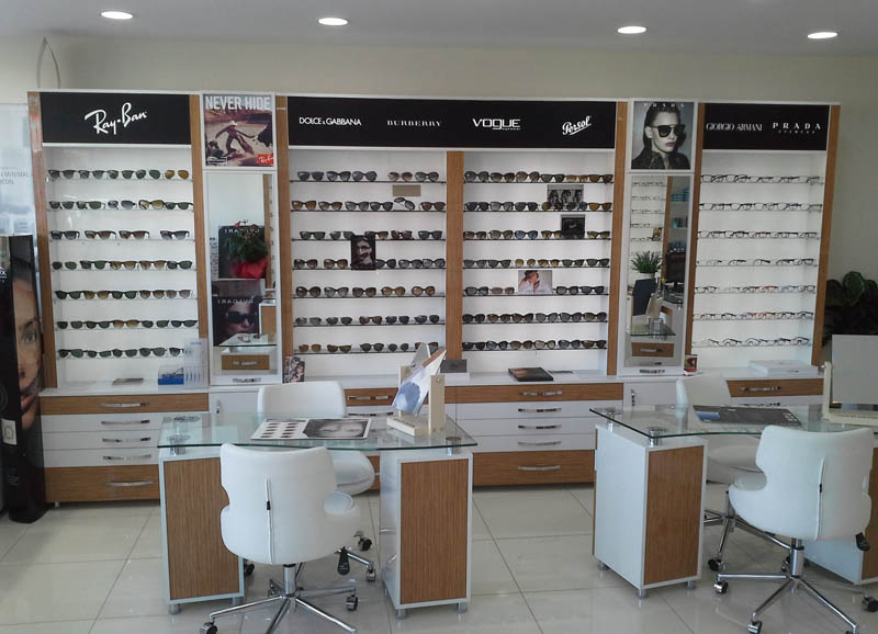 Optik Dekorasyon - Optik Mağaza Dekorasyonu Optik Mağaza Dekor Konsept MODEL NO: 0014
