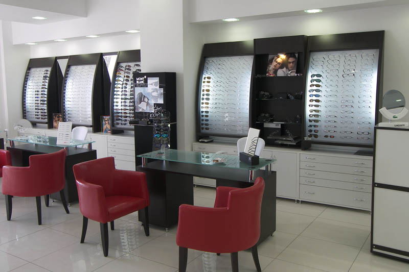 Optik Dekorasyon - Optik Mağaza Dekorasyonu Optik Mağaza Dekor Konsept MODEL NO: 0018