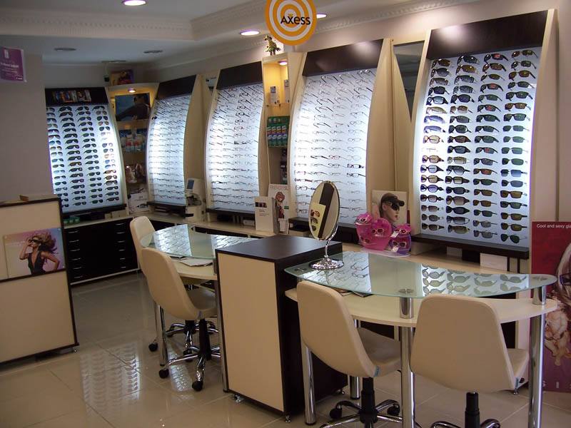 Optik Dekorasyon - Optik Mağaza Dekorasyonu Optik Mağaza Dekor Konsept MODEL NO: 0019