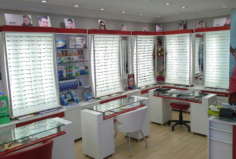 Optik Dekorasyon - Optik Mağaza Dekorasyonu Optik Mağaza Dekor Konsept MODEL NO: 0024