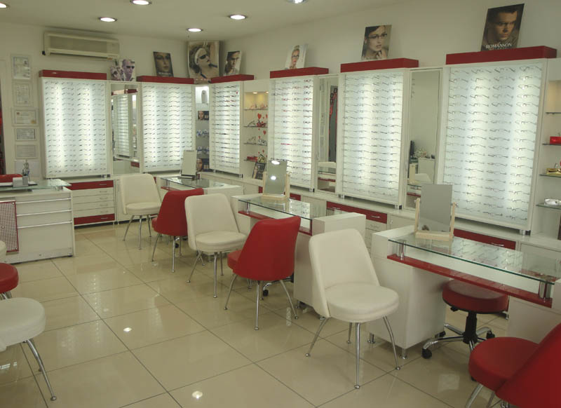 Optik Dekorasyon - Optik Mağaza Dekorasyonu Optik Mağaza Dekor Konsept MODEL NO: 0026