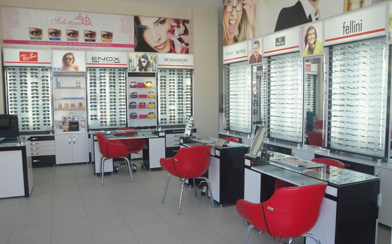 Optik Dekorasyon - Optik Mağaza Dekorasyonu Optik Mağaza Dekor Konsept MODEL NO: 0028