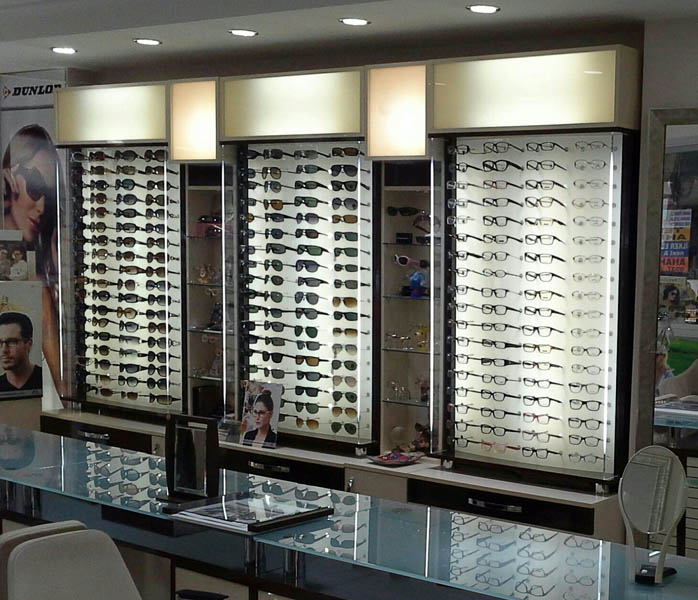 Optik Dekorasyon - Optik Mağaza Dekorasyonu Optik Mağaza Dekor Konsept MODEL NO: 0029