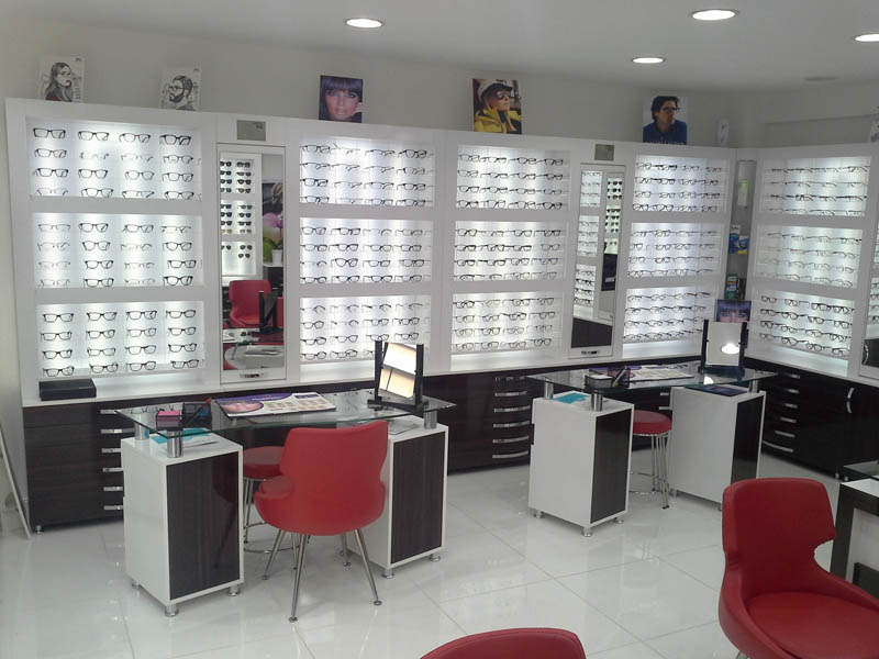 Optik Dekorasyon - Optik Mağaza Dekorasyonu Optik Mağaza Dekor Konsept MODEL NO: 0031