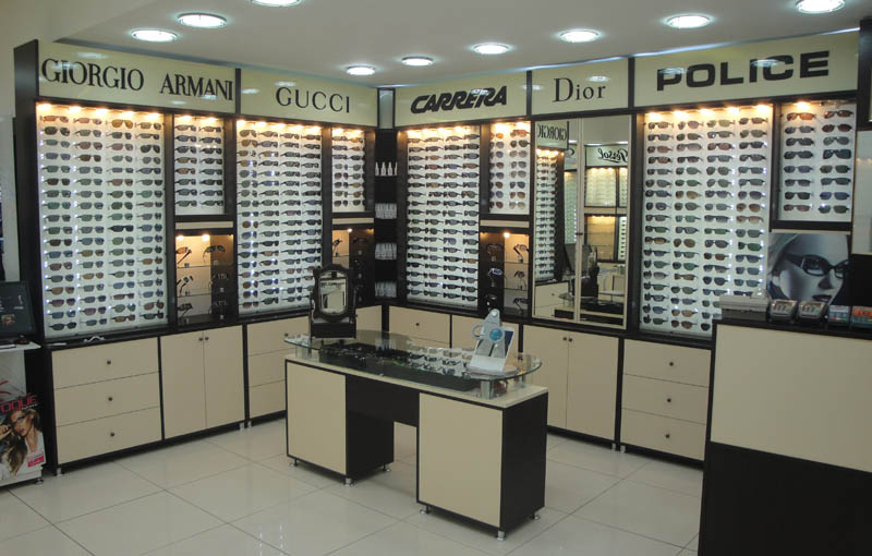 Optik Dekorasyon - Optik Mağaza Dekorasyonu Optik Mağaza Dekor Konsept MODEL NO: 0034
