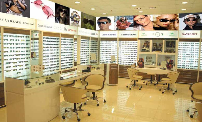 Optik Dekorasyon - Optik Mağaza Dekorasyonu Optik Mağaza Dekor Konsept MODEL NO: 0038