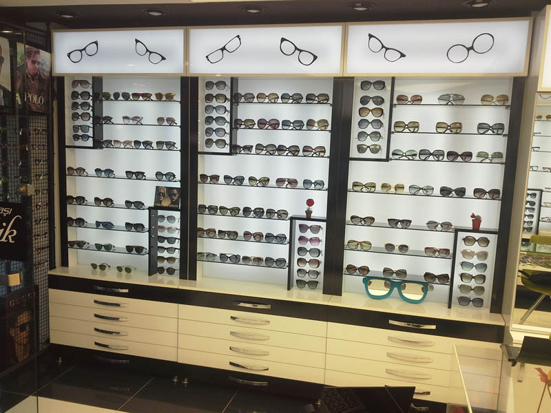 Optik Dekorasyon - Optik Mağaza Dekorasyonu Optik Mağaza Dekor Konsept MODEL NO: 0005
