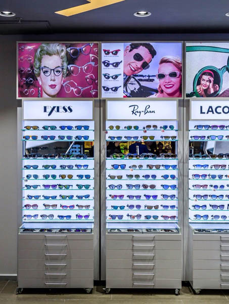 Optik Dekorasyon - Optik Mağaza Dekorasyonu Optik Mağaza Dekor Konsept MODEL NO: 0006