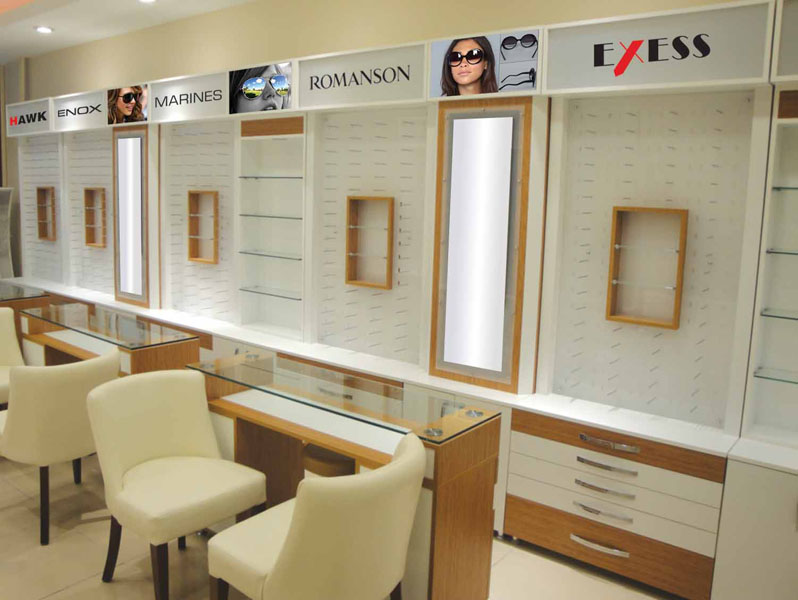 Optik Dekorasyon - Optik Mağaza Dekorasyonu Optik Dekorasyon Yeni Modeller | MODEL NO: 0019