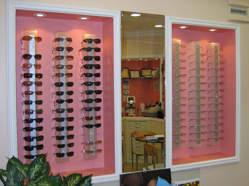 Optik Dekorasyon - Optik Mağaza Dekorasyonu Duvar Panelleri MODEL NO: 0014