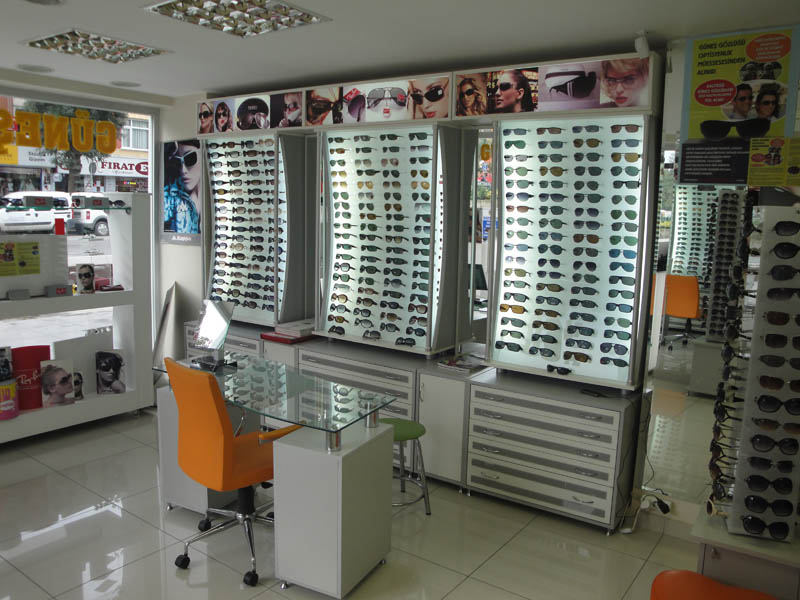 Optik Dekorasyon - Optik Mağaza Dekorasyonu Metal Direkli Modeller MODEL NO: 0005