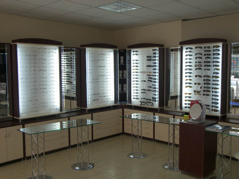 Optik Dekorasyon - Optik Mağaza Dekorasyonu Pleksili Modeller MODEL NO: 0007