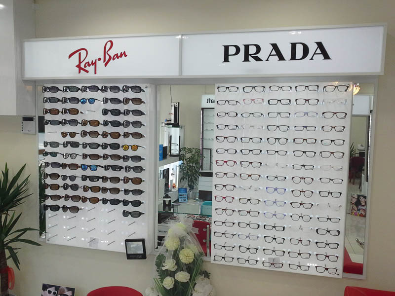 Optik Dekorasyon - Optik Mağaza Dekorasyonu Panel - Küp - Çubuk sistemleri MODEL NO: 2016 - 0001