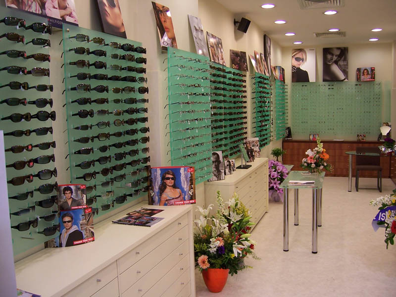 Optik Dekorasyon - Optik Mağaza Dekorasyonu Panel - Küp - Çubuk sistemleri MODEL NO: 2016 - 0013
