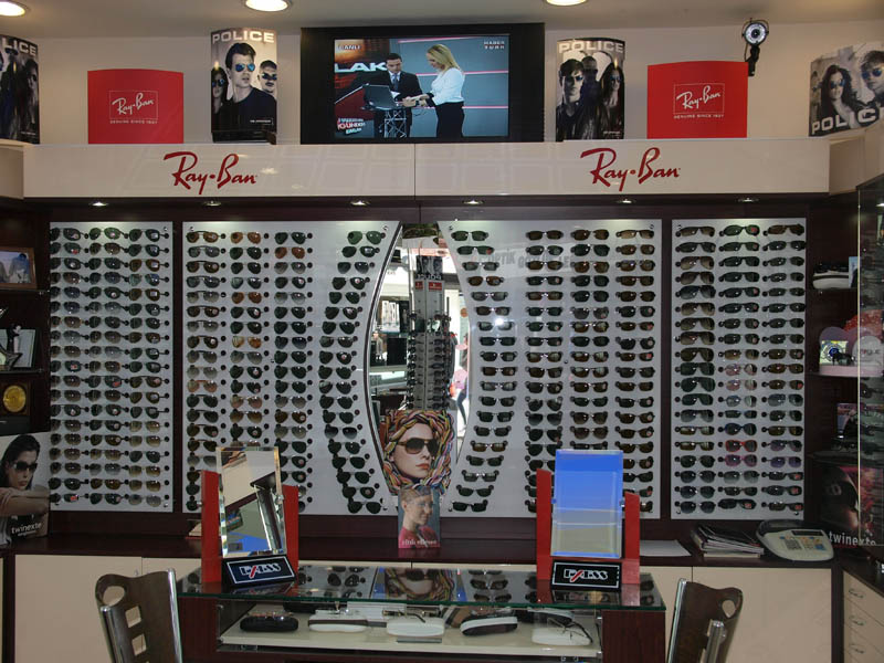 Optik Dekorasyon - Optik Mağaza Dekorasyonu Panel - Küp - Çubuk sistemleri MODEL NO: 2016 - 0020