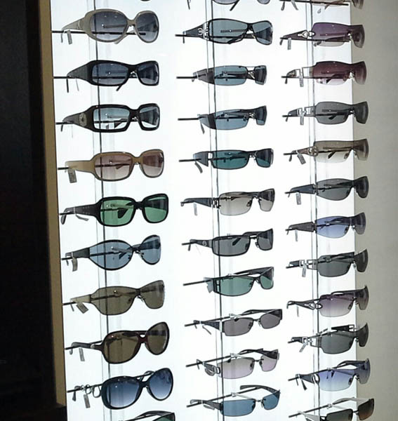Optik Dekorasyon - Optik Mağaza Dekorasyonu Panel - Küp - Çubuk sistemleri MODEL NO: 2016 - 0005