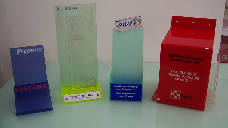 Pleksi ürünler (display-broşürlük)